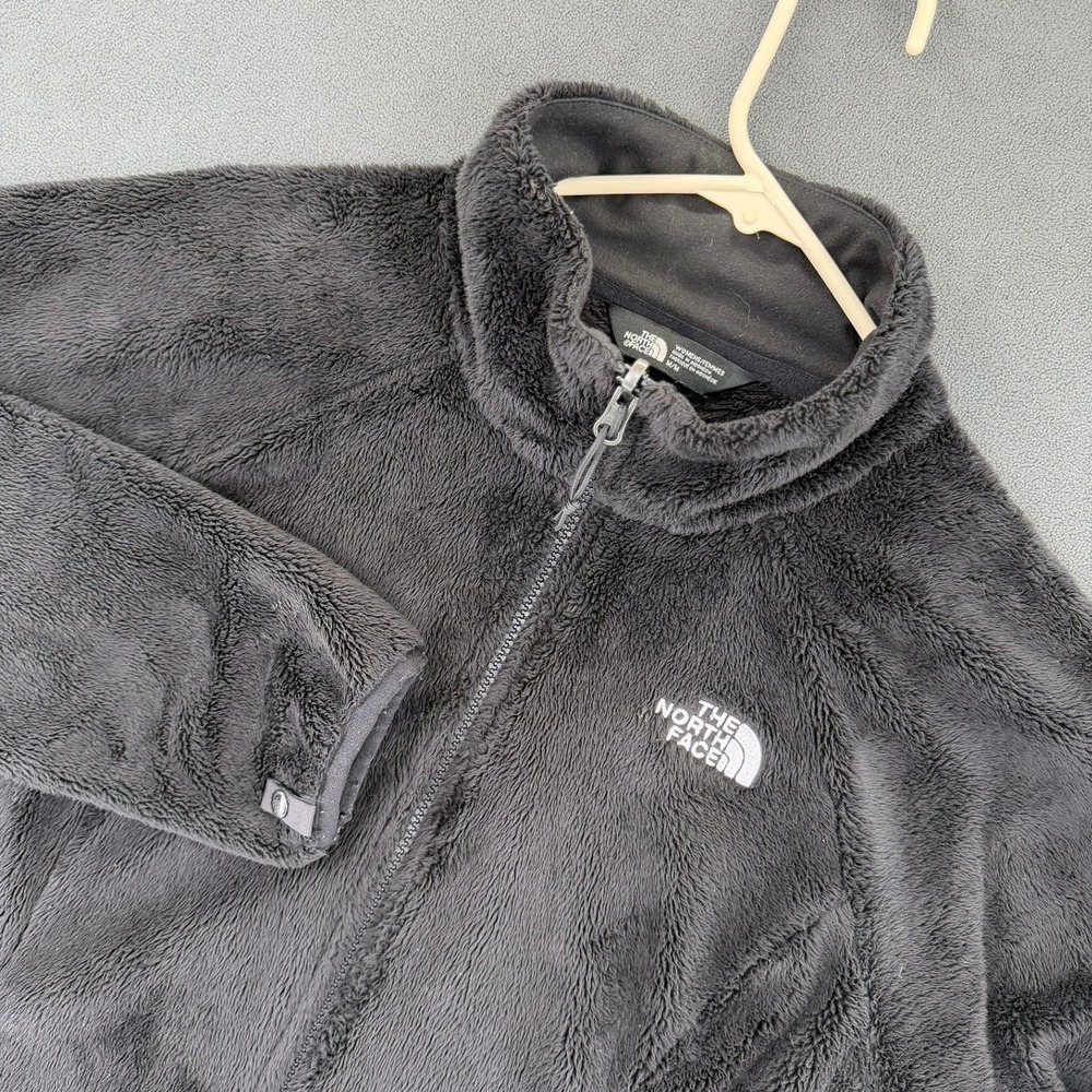 The North Face Osito Fleece Jacket Womens Medium Charcoal Grey Full Zip Soft